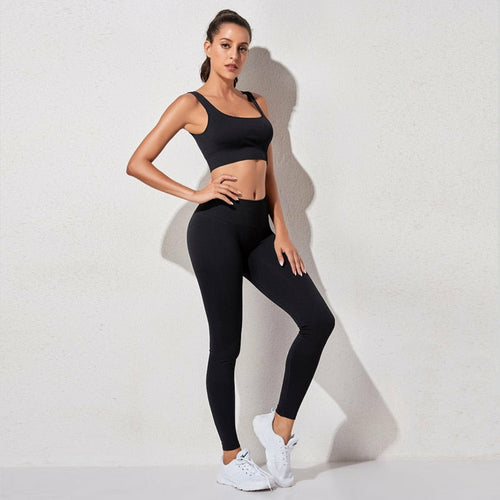 Yoga Set Seamless Women's Sportswear Workout Clothes Athletic Wear Gym
